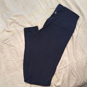 Navy lululemon leggings size 6